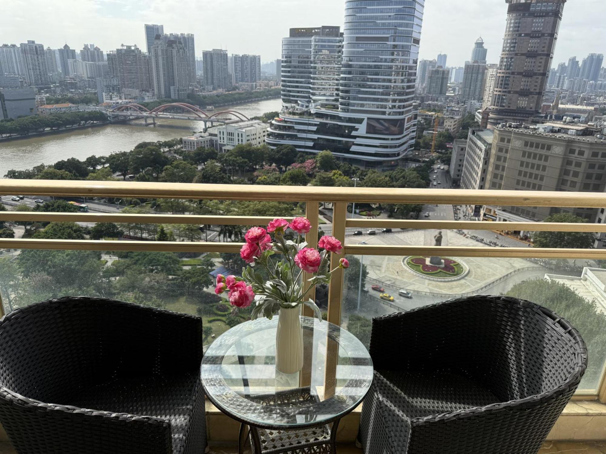 Waifiden Guangzhou Haizhu Square Wanyi Apartment ภายนอก รูปภาพ