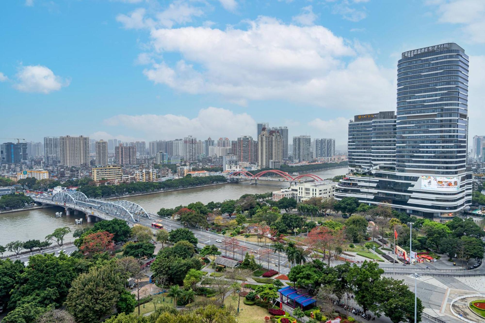 Waifiden Guangzhou Haizhu Square Wanyi Apartment ภายนอก รูปภาพ